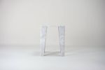 ChunkY01 - Carrara marble side table | Tables by DFdesignLab - Nicola Di Froscia. Item composed of marble compatible with minimalism and contemporary style