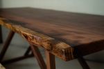 Live Edge Redwood Dining Set | Dining Table in Tables by Simon Silver Designs