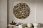 Bubbles Gold Wall Sculpture | Sculptures by PlusObject