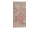 Vintage Faded Red Turkish Karapinar Rug with Floral Borders | Area Rug in Rugs by Vintage Pillows Store. Item made of wool & fiber