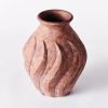 Swirl Vase Brown Large | Work by District Loom