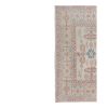 Vintage Pastel Turkish Kars Rug with Modern Medieval Style | Area Rug in Rugs by Vintage Pillows Store. Item made of cotton