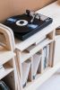 Record player stand, Media cabinet, TV stand, media console | Storage by Plywood Project. Item made of birch wood works with minimalism & mid century modern style