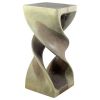 Haussmann® Wood Double Twist Stool Table 12 in SQ x 26 in | Chairs by Haussmann®
