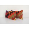 Set Black Pillow Case Made from Rustic Anatolian Vintage | Sham in Linens & Bedding by Vintage Pillows Store. Item composed of cotton