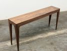 Solid Wood Console Table – Entryway or Sofa Table, Handcrafted Hardwood Furniture, Made in USA | Tables by Marco Bogazzi