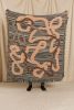 The AZULE Jacquard Woven Throw Blanket | Soft Cotton Decor | Linens & Bedding by Parker Heath | PAR  KER made. Item made of cotton compatible with boho and mid century modern style