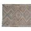 Modern Turkish Oushak Handwoven Herki Kilim Rug Runner | Area Rug in Rugs by Vintage Pillows Store. Item made of fiber