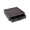 Noir Leather Tea & Coffee Box | Decorative Box in Decorative Objects by Rikan