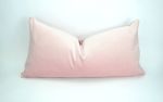 blush velvet pillow // blush velvet cushion // blush pillow | Pillows by velvet + linen