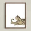 Isengrin Looking Up - White Edition | Prints by The Ugly Cat Studio
