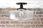 Schoolhouse Lighting - Model No. 2477 | Flush Mounts by Peared Creation. Item composed of brass