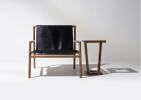 Gallagher Lounge Chair | Chairs by Tronk Design. Item made of oak wood with leather