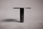 Marylou Alexander Black Marble Round Table | Dining Table in Tables by HamamDecor LLC