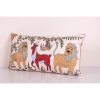 Vintage Ethnic Suzani Fish Pictorial Lumbar Pillow, Animal T | Cushion in Pillows by Vintage Pillows Store