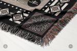 Essence - Maned Tiger Jacquard Woven Blanket | Linens & Bedding by Sean Martorana. Item composed of cotton