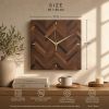 Wall Clock, Silent Scandinavian Decor, Home Decor Gift, Handmade | Decorative Objects by Vesta Corte