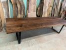 Walnut Dining Table | Tables by Good Wood Brothers. Item made of walnut works with mid century modern style