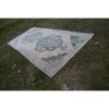 Vintage Turkish Oushak Gallery Rug, Wide Runner | Runner Rug in Rugs by Vintage Pillows Store. Item made of cotton & fiber