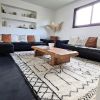 Contemporary Moroccan rug, beni ourain rug | Area Rug in Rugs by Benicarpets