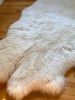 Plush Quad (4-Pelt) Ivory Sheepskin | Area Rug in Rugs by East Perry. Item composed of wool and fiber