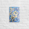Canvas Print – Iris Lake – Blue and Gold Floral Wall Art | Work by Eman's Gallery
