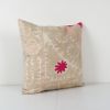 Suzani Ethnic Square Pillow Case Fashioned from a Mid-20th C | Cushion in Pillows by Vintage Pillows Store