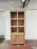 MODEL 1086 - Custom Linen Tower | Storage Stand in Storage by Limitless Woodworking. Item made of maple wood compatible with mid century modern and contemporary style