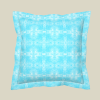 Pillow Sham Jamprang, Turquoise | Fabric in Linens & Bedding by Philomela Textiles & Wallpaper. Item made of cotton