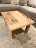 Reclaimed Oak Coffee Table | Tables by Good Wood Brothers. Item made of oak wood works with minimalism & contemporary style