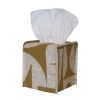 Tissue Box Cover GeoJazz Ochre on Raw White | Decorative Box in Decorative Objects by Lorraine Tuson