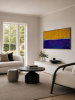 SHIFTING | 100x40 | Oil And Acrylic Painting in Paintings by Lara Spadetto Art