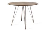 Williams Table / Walnut / Round | Cocktail Table in Tables by Tronk Design. Item made of walnut & metal