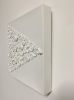 White on White 10"x10" | Mixed Media in Paintings by Emeline Tate. Item made of canvas & synthetic