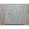 Semi-Antique Geometric Muted 2'4'' x 2'5'' Oushak Turkish | Area Rug in Rugs by Vintage Pillows Store. Item made of fiber