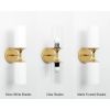 Richmond - Wall Sconce Vanity - Mid Century Modern Lighting | Sconces by Illuminate Vintage. Item composed of brass