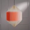 Oblong - Active Orange | Pendants by FIG Living. Item composed of paper in minimalism or contemporary style
