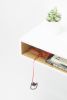 Floating White Nightstand / Bedside Table | Tables by Manuel Barrera Habitables. Item made of oak wood