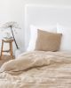 Waffle Throw Pillow Cover | Pillows by MagicLinen. Item made of fabric