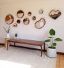 AUBURN | Tapestry in Wall Hangings by Keyaiira | leather + fiber. Item made of wool with leather
