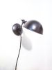 Bedside Reading Wall Light, Matte Black, Adjustable Art | Sconces by Retro Steam Works. Item made of fabric with brass works with mid century modern style