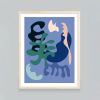 MidCentury Modern Abstract wall art, Colorful Abstract wall | Prints by Capricorn Press. Item composed of paper compatible with boho and minimalism style
