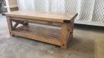 Model #1027 - Custom Coffee Table | Tables by Limitless Woodworking. Item composed of maple wood in mid century modern or contemporary style