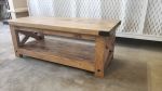 Model #1027 - Custom Coffee Table | Tables by Limitless Woodworking. Item composed of maple wood in mid century modern or contemporary style