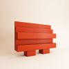 Red Bookcase | Book Case in Storage by REJO studio. Item composed of wood