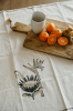 MENDED X DEMI: Tea Towel - South Africa, Black & Neutral | Linens & Bedding by Mended. Item composed of cotton