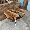 Round Epoxy Wood Dining Table | Tables by Ironscustomwood