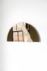 "Glissando Half Circle" | Mirror in Decorative Objects by Candice Luter Art & Interiors. Item composed of glass