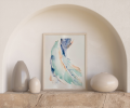 A Cleansing Breath | Oil And Acrylic Painting in Paintings by TERRA ETHOS. Item composed of paper in boho or contemporary style