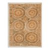 Vintage Tan Samarkand Tapestry - Tribal Embroidery Wall Deco | Tablecloth in Linens & Bedding by Vintage Pillows Store